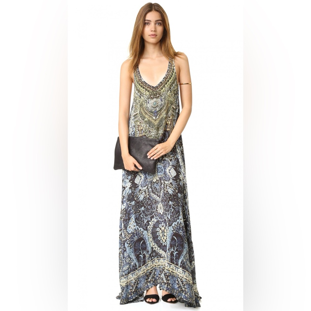 Camilla Constantinople racer back maxi dress-2